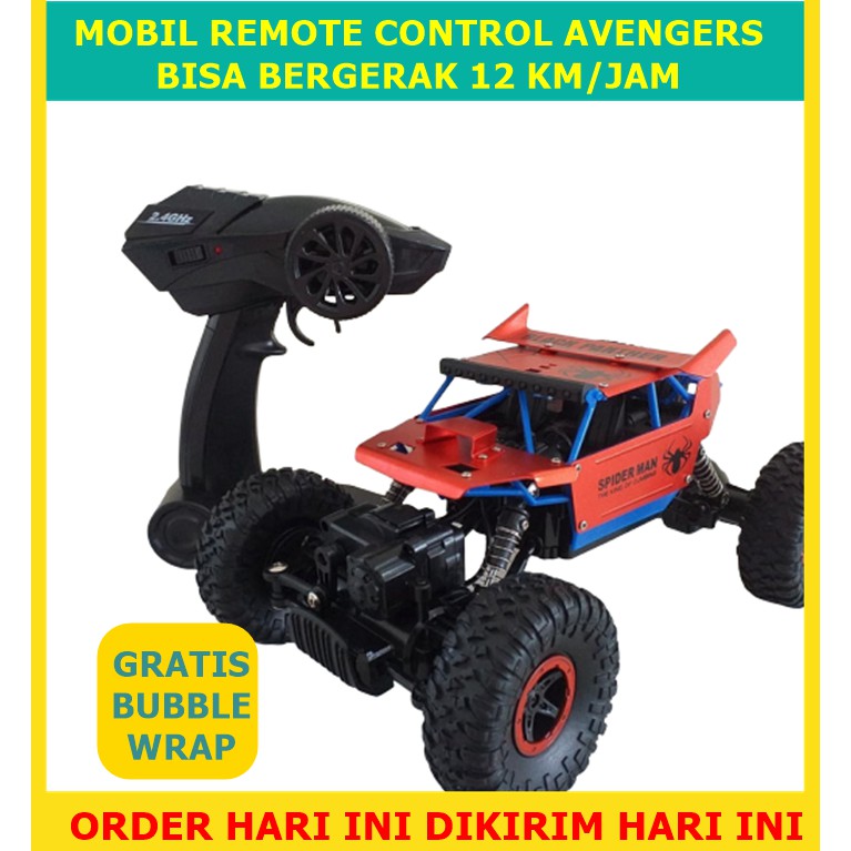 MAINAN ANAK MOBIL REMOTE CONTROL AVENGERS MOBIL ANAK MAINAN MOBIL MAINAN COWOK Rock Crawler
