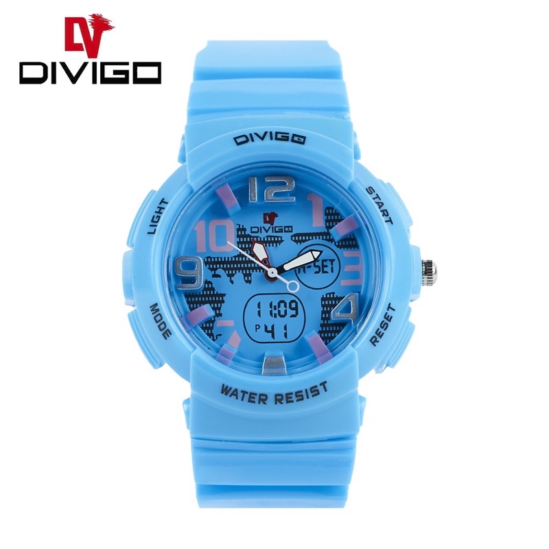 Jam Tangan Fashion Pria/Wanita Anti Air DIVIGO Warna D-10