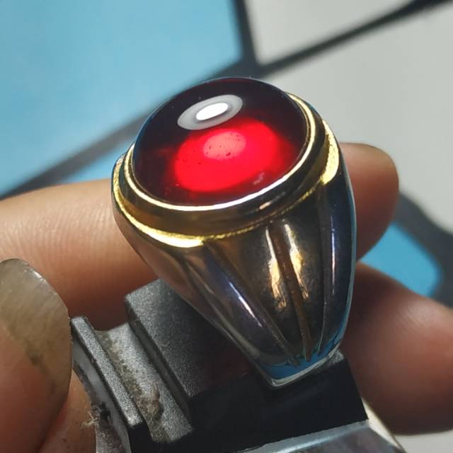 Red obsidian kristal merah mantap