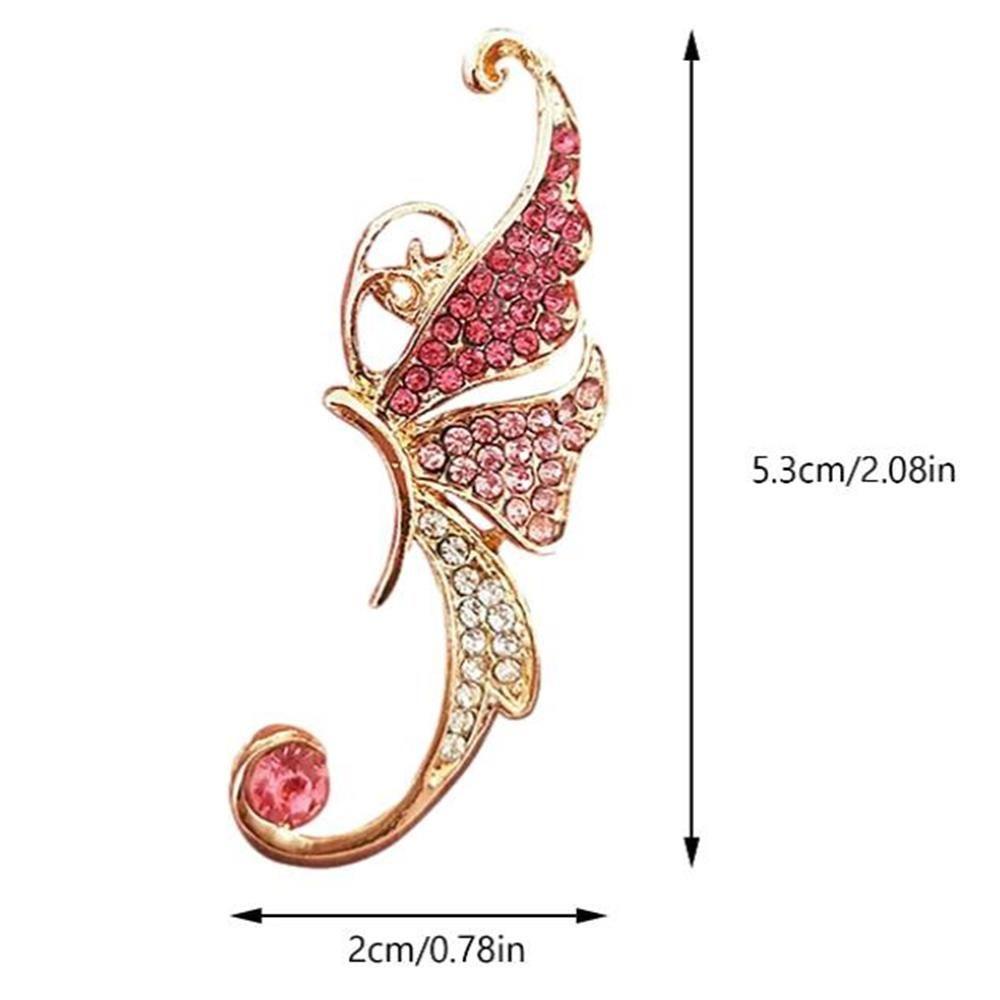 PREVA Ear Wrap Fashion Gift Women Men Jewelry Butterfly Earrings