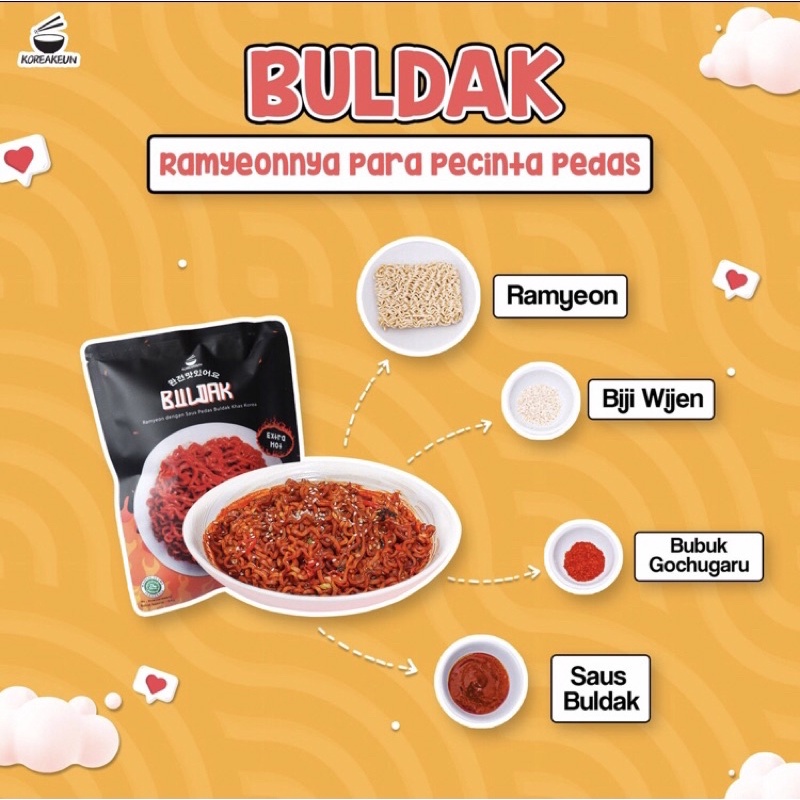 

KOREAKEUN BULDAK/ HOT SPICY RAMYUN