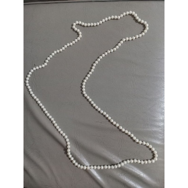 kalung panjang mutiara