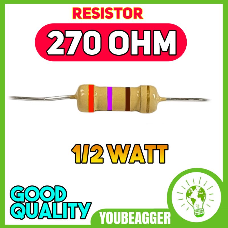 Resistor 270 Ohm 1/2 watt