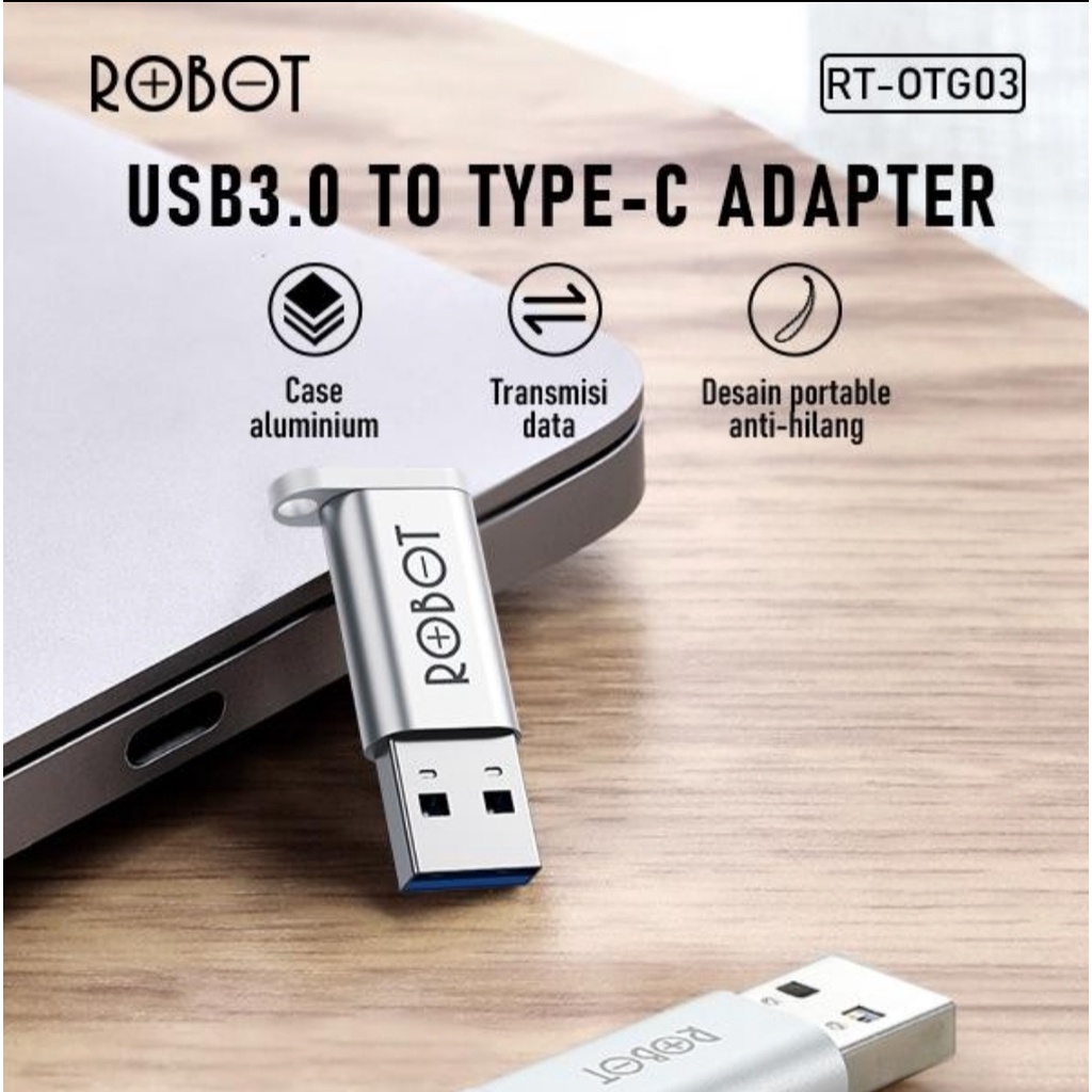 Robot RT-OTG03 USB 3.0 To Type C Adapter OTG Converter USB