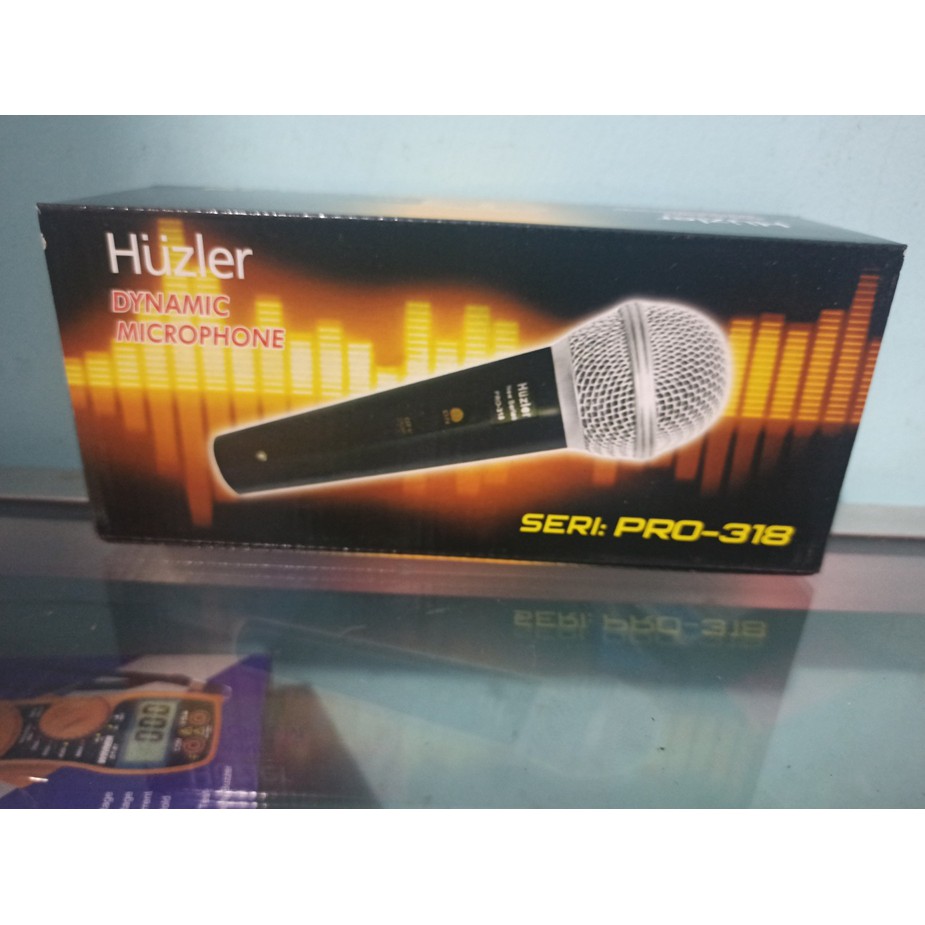 Microphone MIC Cable KARAOKE PROFESIONAL HUZLER PRO 318