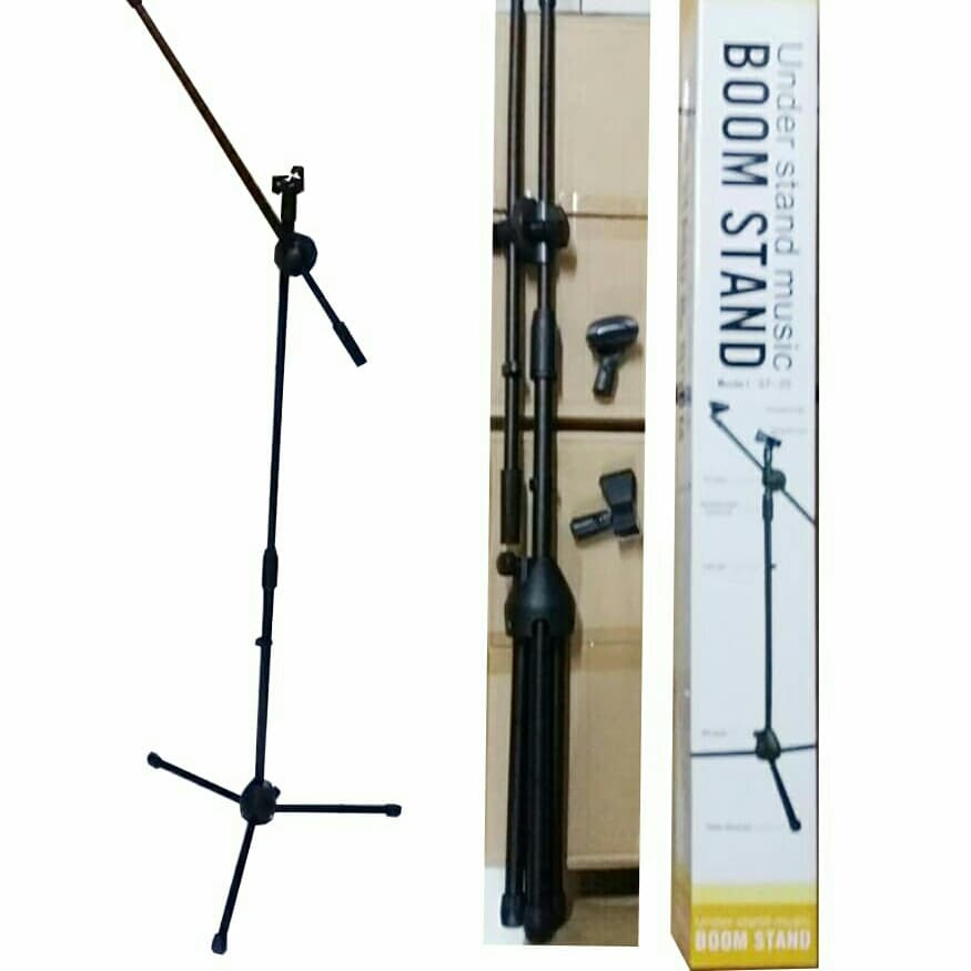 Terlaris Tiang Mic Boom Stand Mic + holder besar