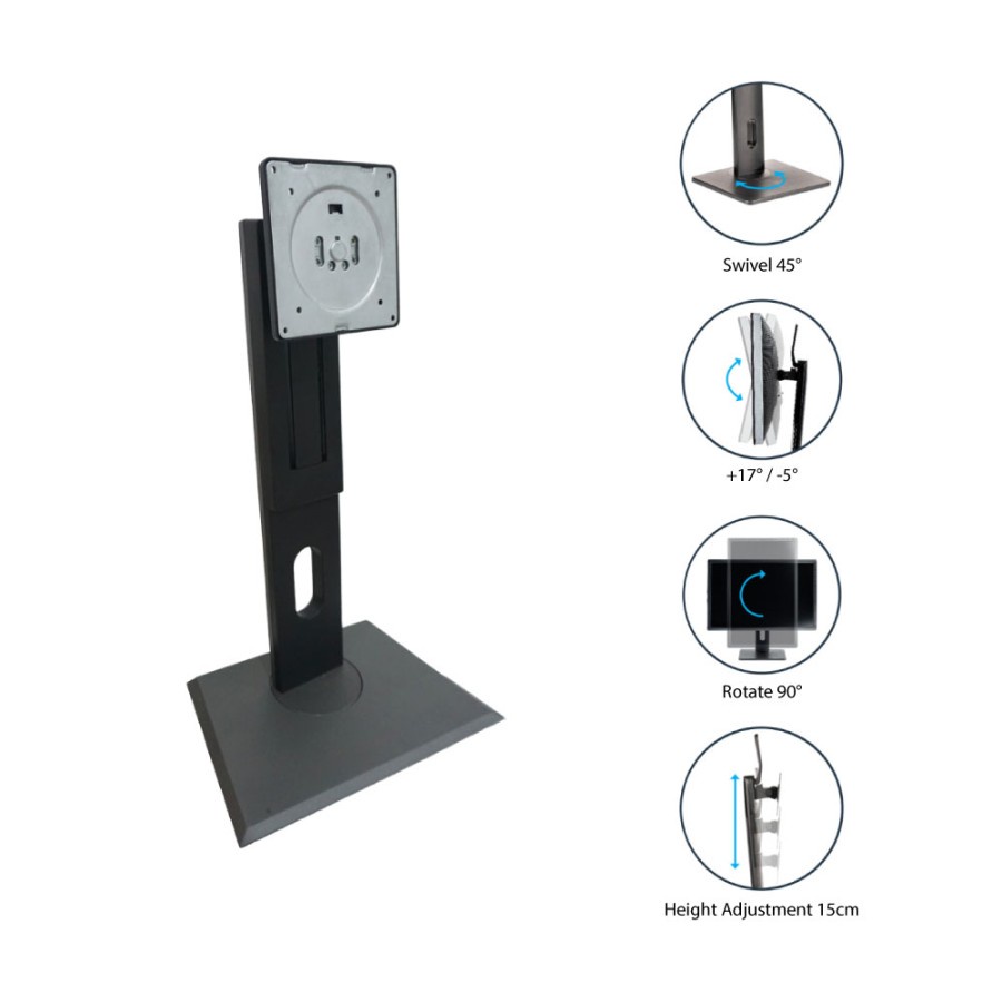 Bracket LCD LED Monitor Ergonomic Stand Oximus P802 HAS Rotate Swivel