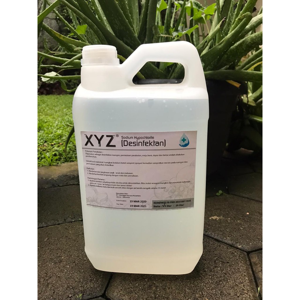 XYZ Disinfektan 5Liter (free lap microfiber)