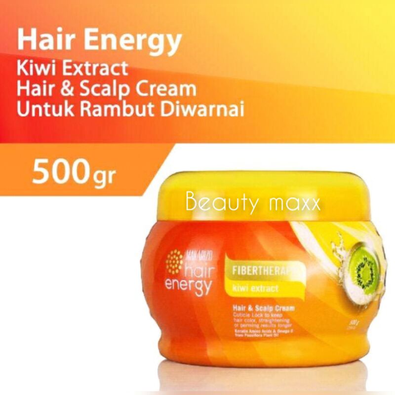 Makarizo Hair Energy Fibertherapy Hair &amp; Scalp Creambath ORIGINAL 100%/Creambat Kiwi Makarizo/Makarizo Creambat Ginseng/Creambat Olive Makarizo/Makarizo Creambat Madu-Honey/Creambat spa makarizo