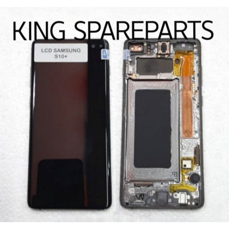 LCD TOUCHSCREEN FRAME SAMSUNG GALAXY S10 PLUS G975 SM-G975F ORIGINAL