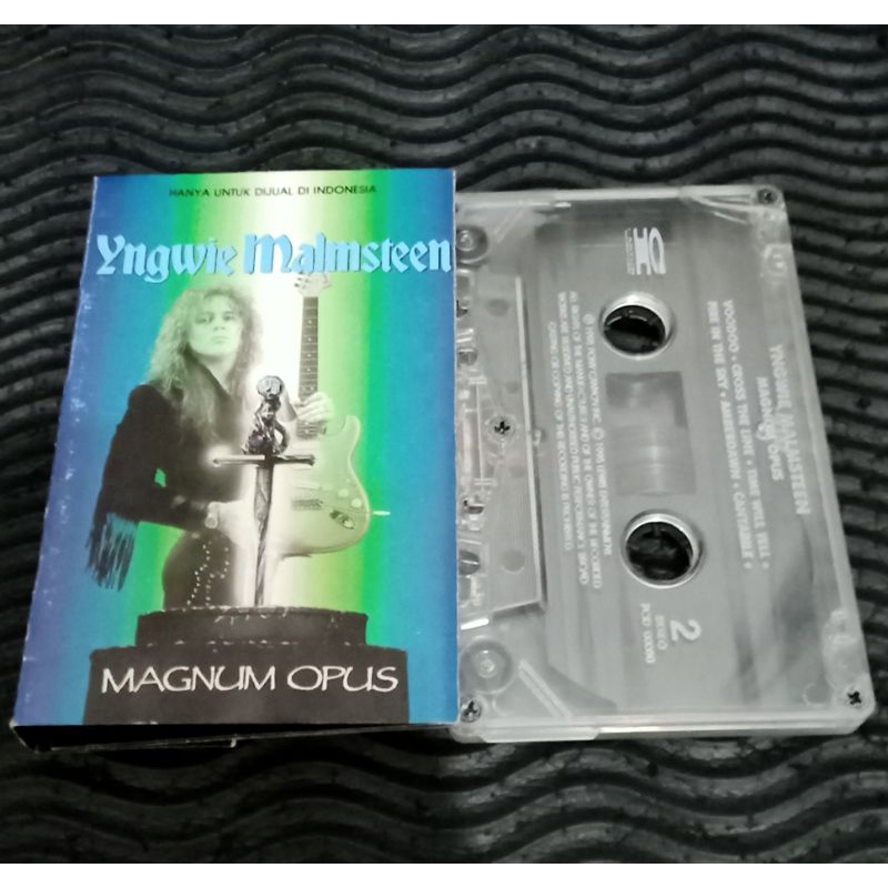 Kaset Pita Cassette Tape Yngwie Malmsteen - Magnum Opus - Hard Rock