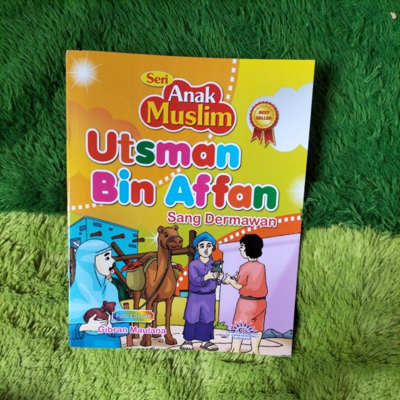 ORIGINAL BUKU SERI ANAK MUSLIM UTSMAN BIN AFFAN SANG DERMAWAN FULL COLOUR