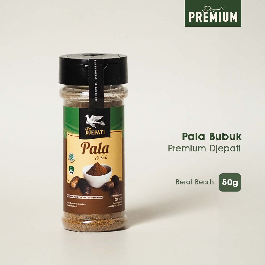 

Cap Djepati Pala Bubuk Botol Premium 50 Gr