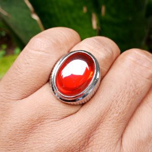 Cincin Batu Paparaca Super Glass Dengan Ring Tanam Anti Luntur Lebih Simpel Dan Berkelas