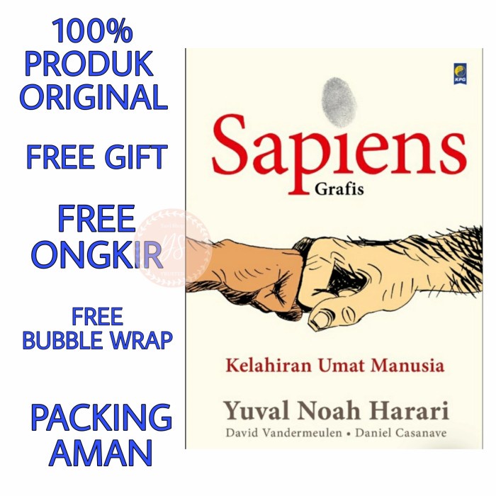

DISKON SPESIAL SAPIENS GRAFIS: KELAHIRAN UMAT MANUSIA / YUVAL NOAH HARARI TERBARU