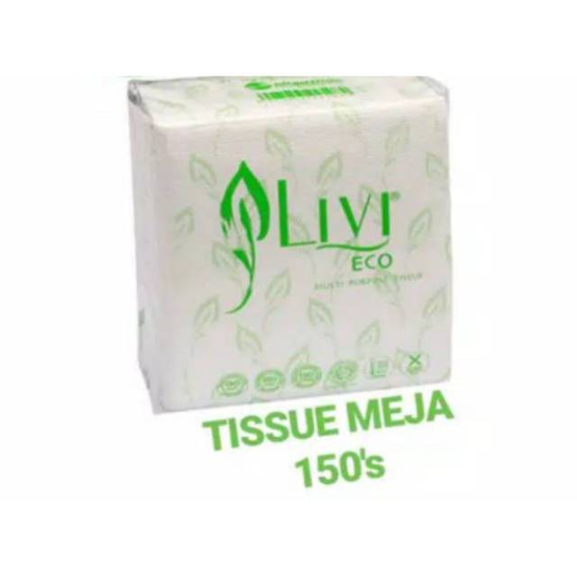 Tissue Livi eco multi purpose 150 shet(tissue meja makan)