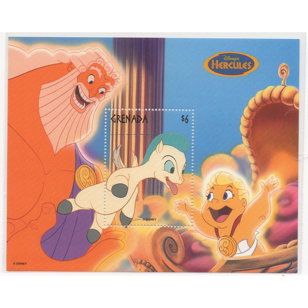 

Promo Prangko Disney Grenada Zeuss with Baby Pegasus SS MNH