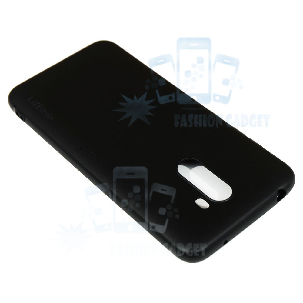 Lize Casing Silikon Xiaomi Pocophone F1 Poco F1 Poco Phone Case Cilicone Soft Case Kesing Ultrathin - HITAM