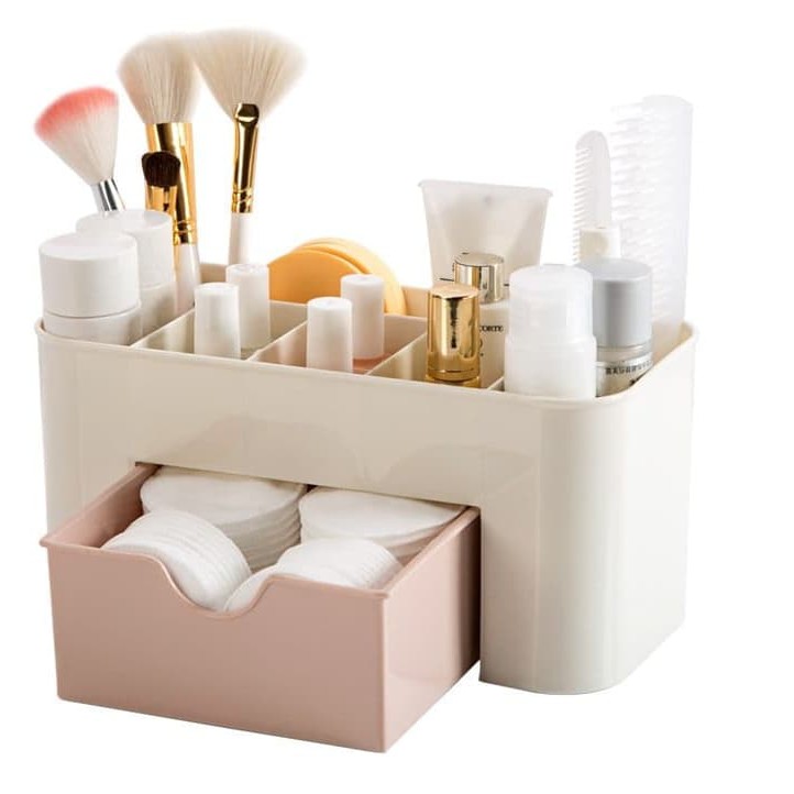 IKILOSHOP Drawner Plastik Cosmetic Box Kosmetik meja laci rak penyimpanan Plastic Storage Organizer Multifungsi Serbaguna Skincare Perhiasan