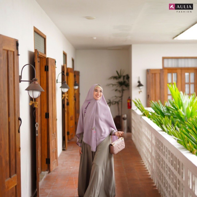 set gamis Aulia NEW GHAISANI PICKLE GREEN