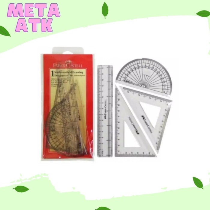 

Berkualitas Penggaris / Ruler Mathematical Drawing Instrument Set Faber Castell Terlaris