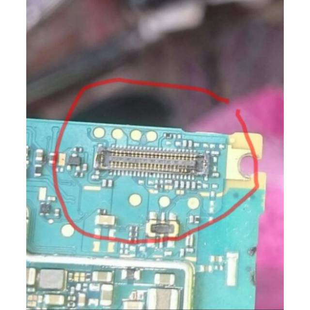 Konektor Charger Sony Z4 di MESIN 44 Pin Fpc Charger Connector On Board 1 pcs