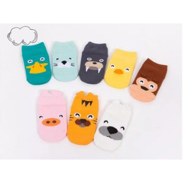 Kaos Kaki Bayi Bermotif Animal Import / Kaos Kaki Pendek Anak