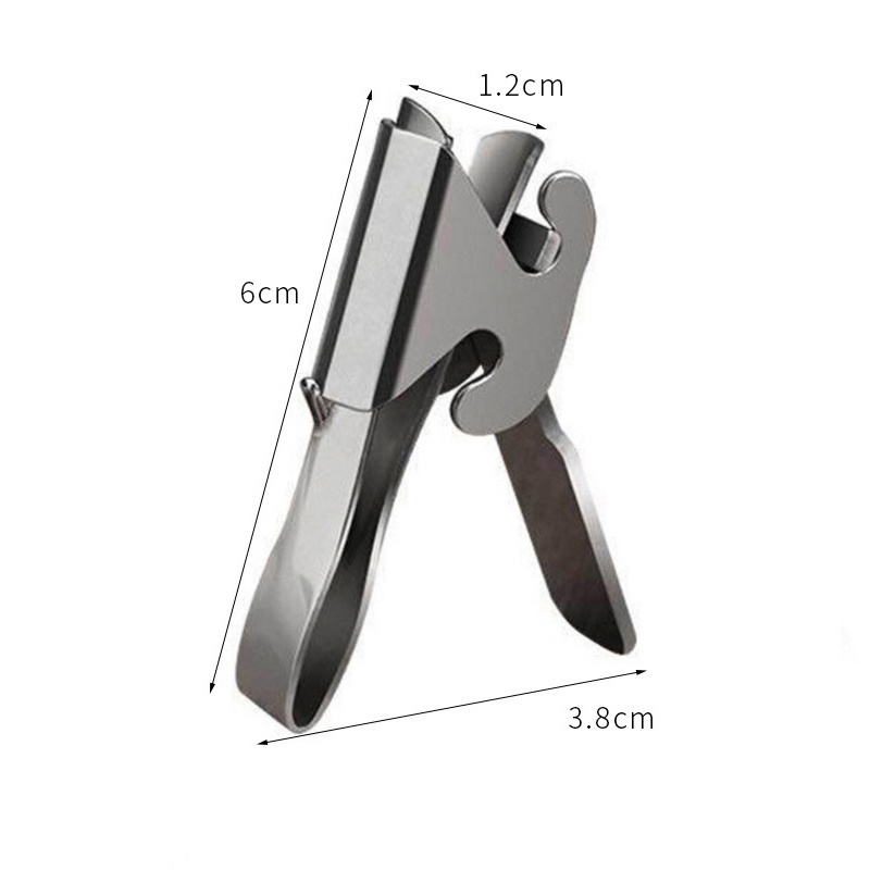 Stainless Steel Size Double Clip Melon Seed Shelling Machine Pine Nut Opening Artifact Clip Sunflower Seed Peeler Kitchen Tool