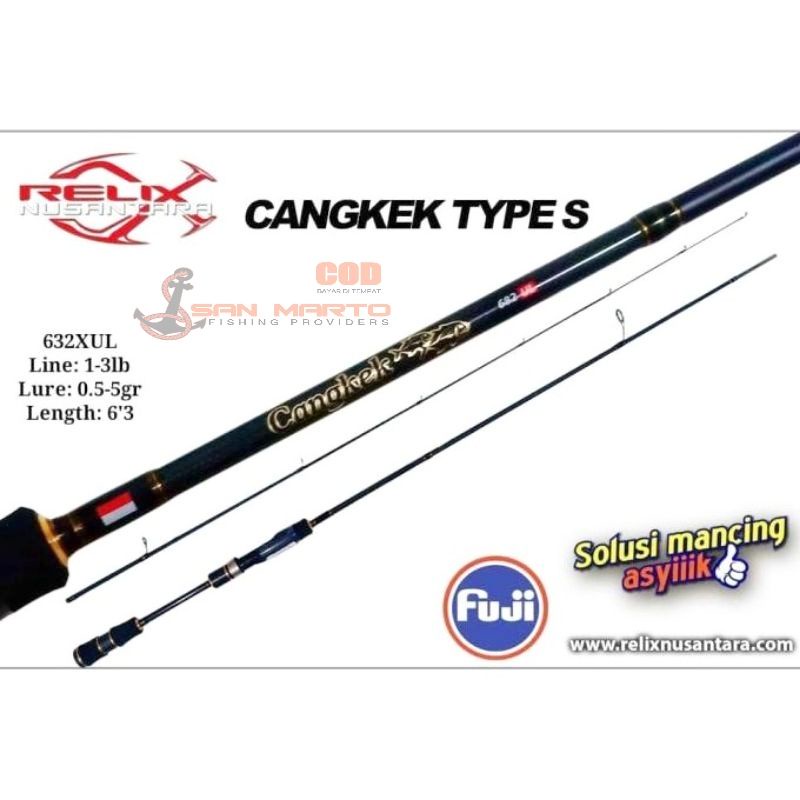 Joran Relix Nusantara Cangkek 632 XUL Gen S 1-3lb