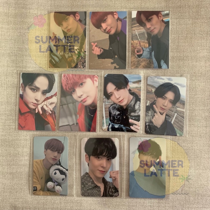ATEEZ - Zero Fever Part 2 Photocard PC Ktown Apple Music OTK MJTonz Seonghwa Yunho Hongjoong Jongho