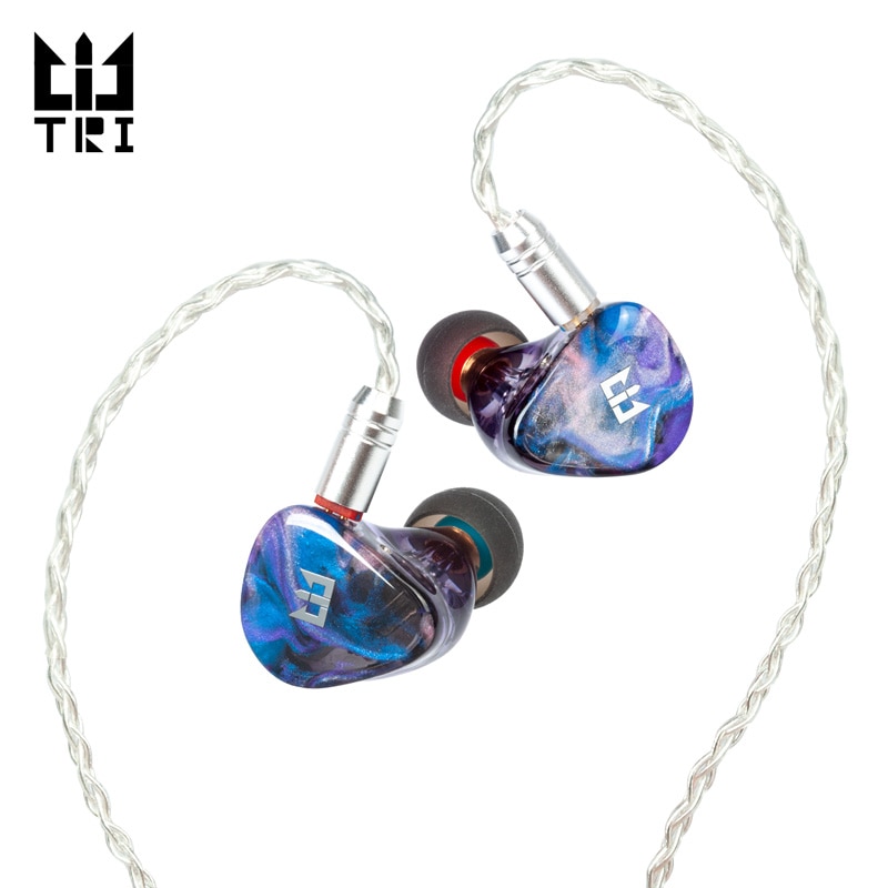 TRI Starsea 2BA+1DD Driver Unit In Ear earphone Hifi Sport music headset with 0.78mm 2 pin Connector  Tri i3