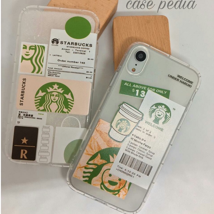 Case Casing Xiaomi Redmi Note 4 5 6 7 8 9 10 10s PRO POCO F3 M3 X3 NFC PRO Transparent Starbucks Anti Crack