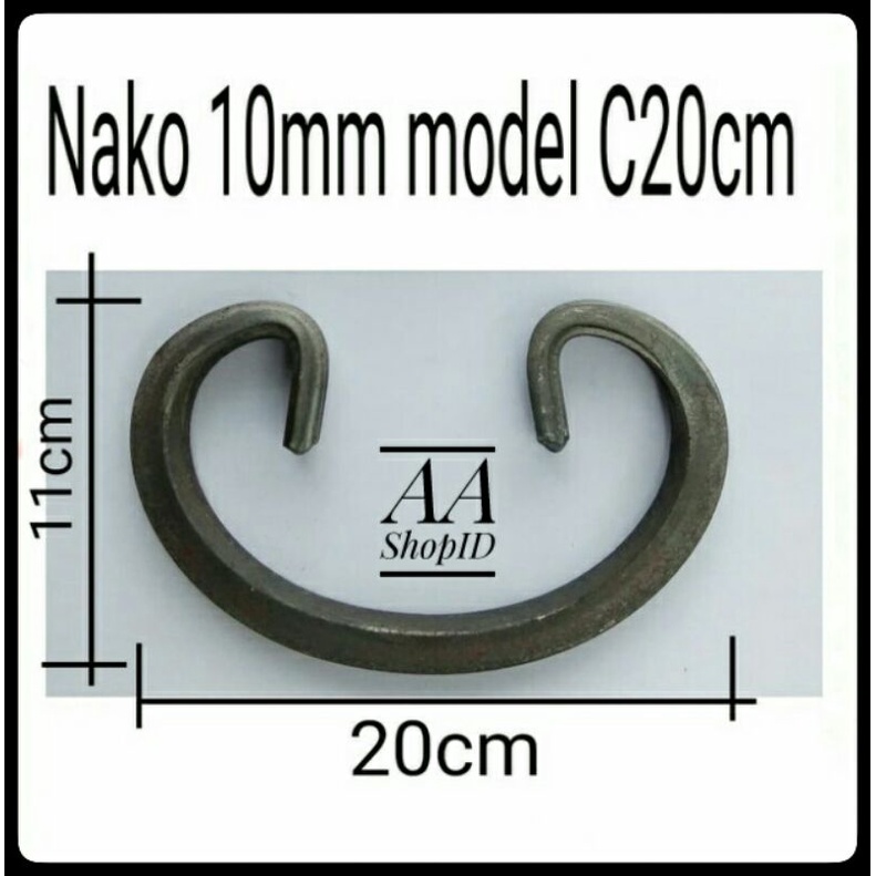 ornamen besi tempa leter c pagar teralis Balkon Canopy Railing tangga ranjang dll