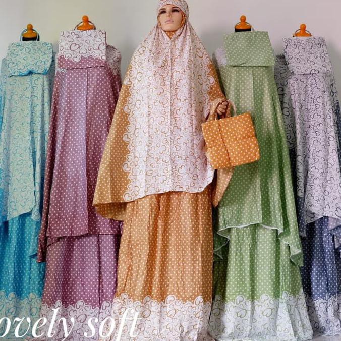 BEST SELLER mukena Bali jumbo ( motif bunga putih) TERJAMIN