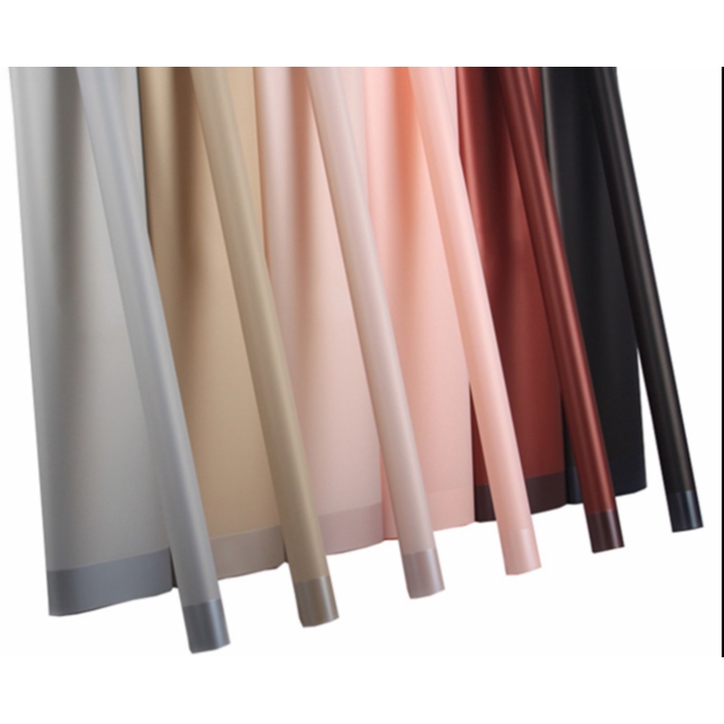 

[5 LEMBAR] Flower Transparan List Frame Besar / Wrapping Paper / Tebal / Kertas Buket Bunga / Cellophane Florist