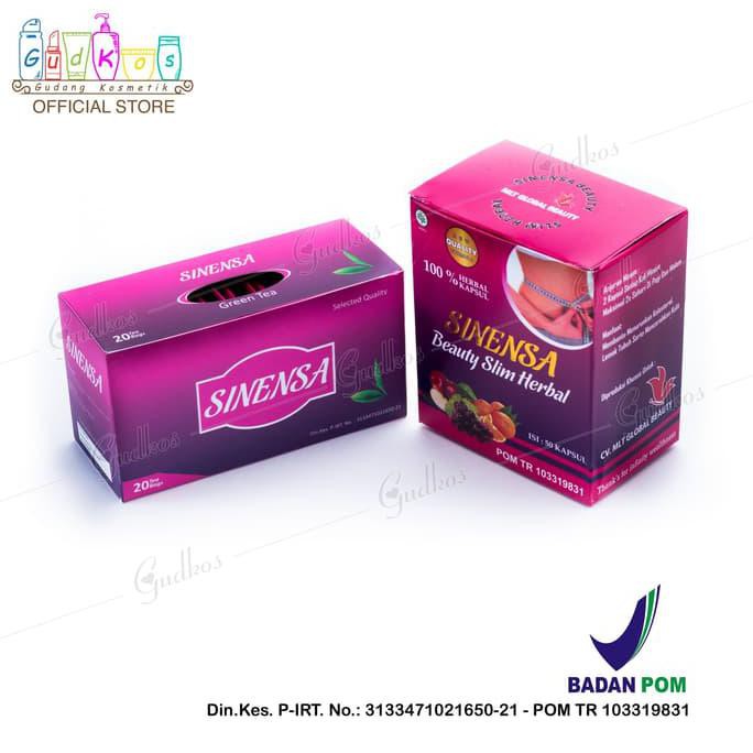 Hot Promo Paket Sinensa Beauty Slim Herbal + Green Tea Sinensa Kapsul + Tea Terlaris