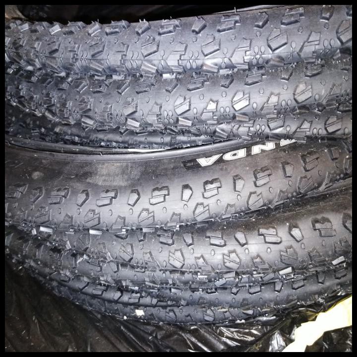 BAN LUAR DALAM 27.5 X 2.10 BAN LUAR SEPEDA KENDA - DELI HITAM 210
