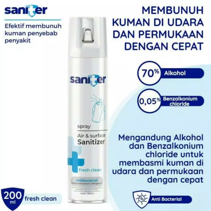 Saniter Air Sanitizer Aerosol 200ml