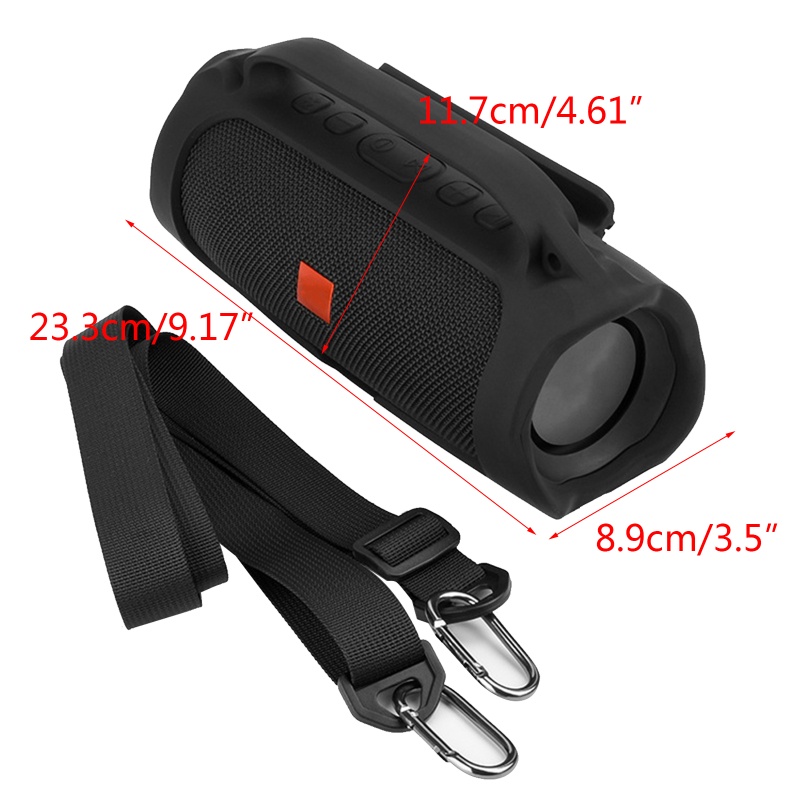 Vivi Casing Pelindung Speaker Bluetooth Wireless Bahan Silikon Untuk Jbl Charge 3