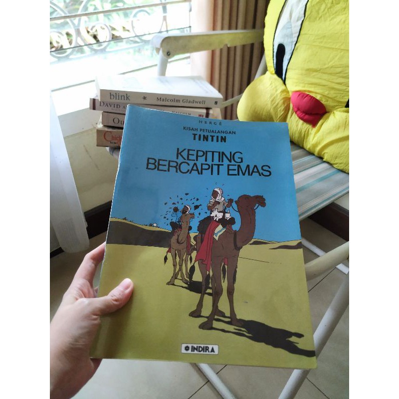 Jual Preloved Buku Tintin Kepiting Bercapit Emas Kisah Petualangan Tintin Komik Tintin