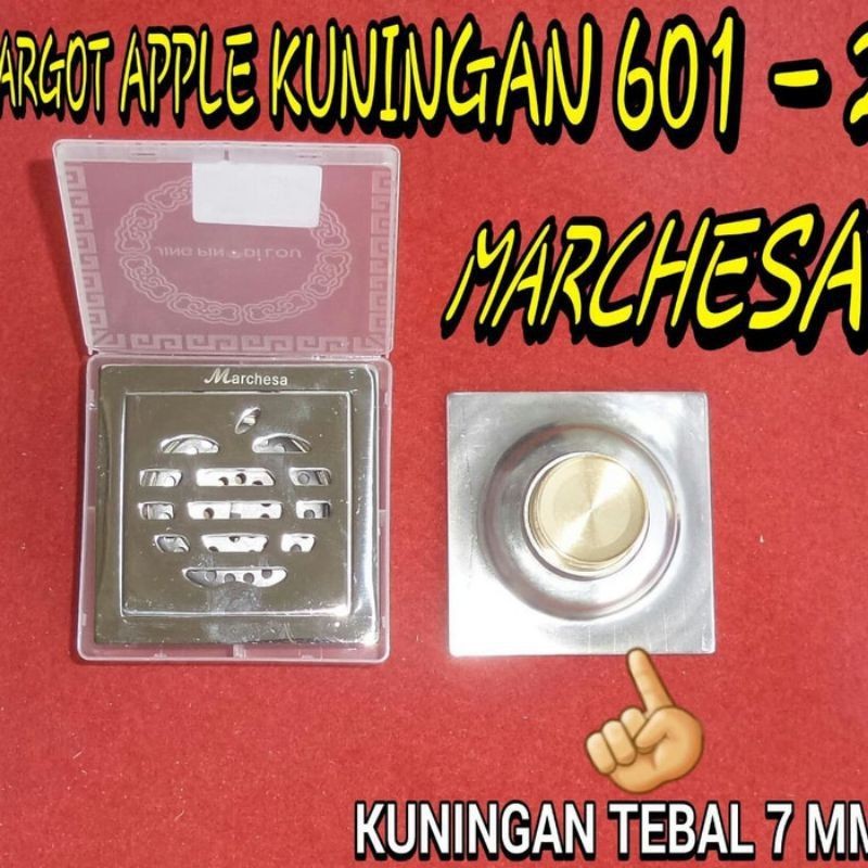 Saringan Got Apple 601 Anti Bau &amp;Anti Kecoak Full Stainless Steel Ukuran 4 inchi