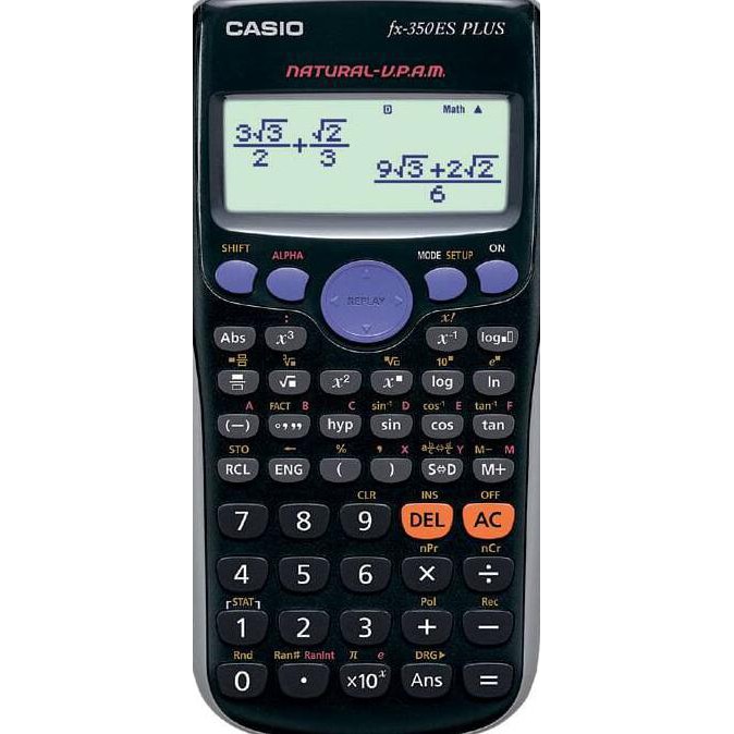 

CASIO FX-350ES PLUS - SCIENTIFIC KALKULATOR - CUCI GUDANG LHOOO