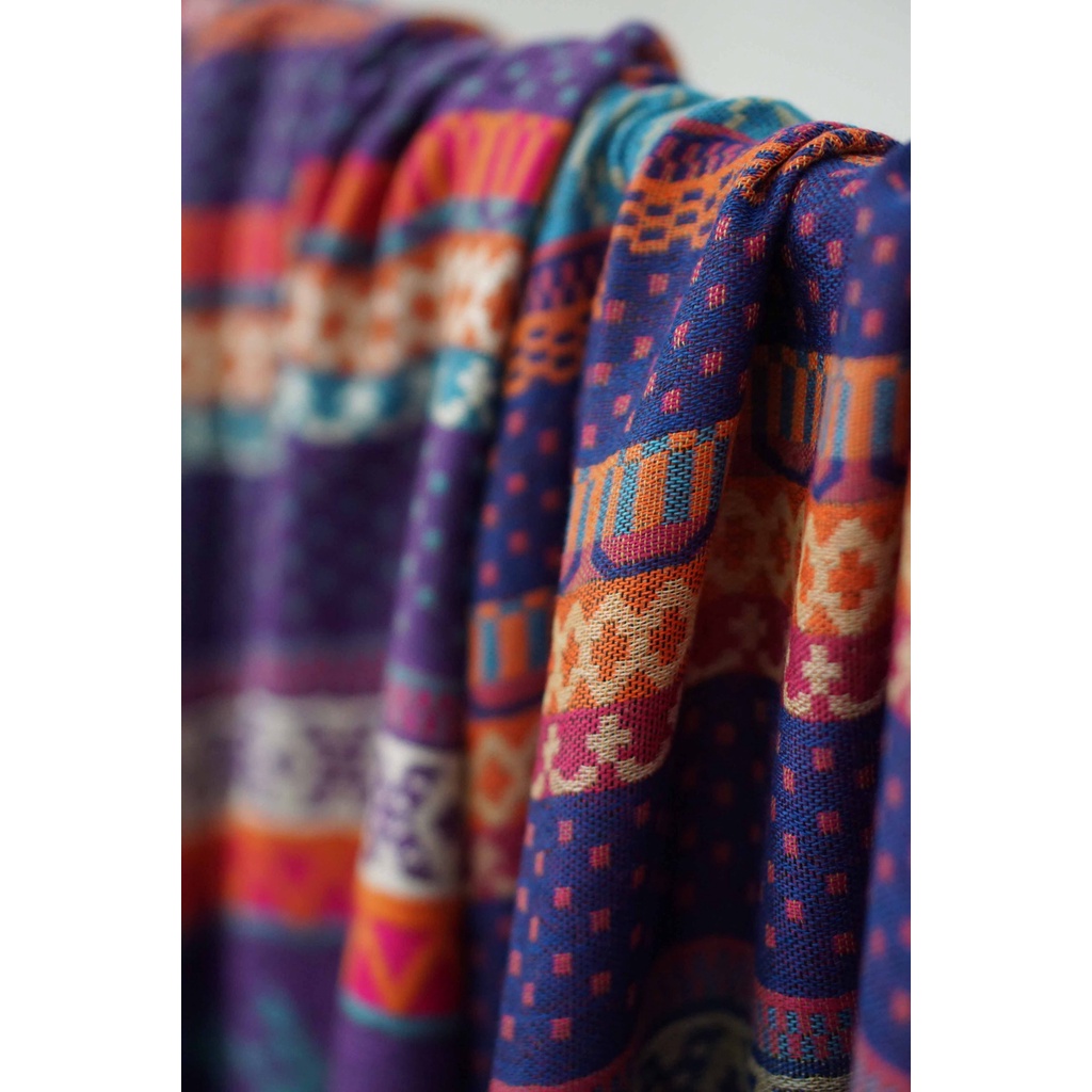 Pashmina Cashmere Motif Rusa | Selendang | Scarf | Syal | Shawl | Pasmina | Souvenir | Hadiah Ulang Tahun | Birthday Gift | Aksesoris Fashion Wanita | Import Quality | Grosir Murah