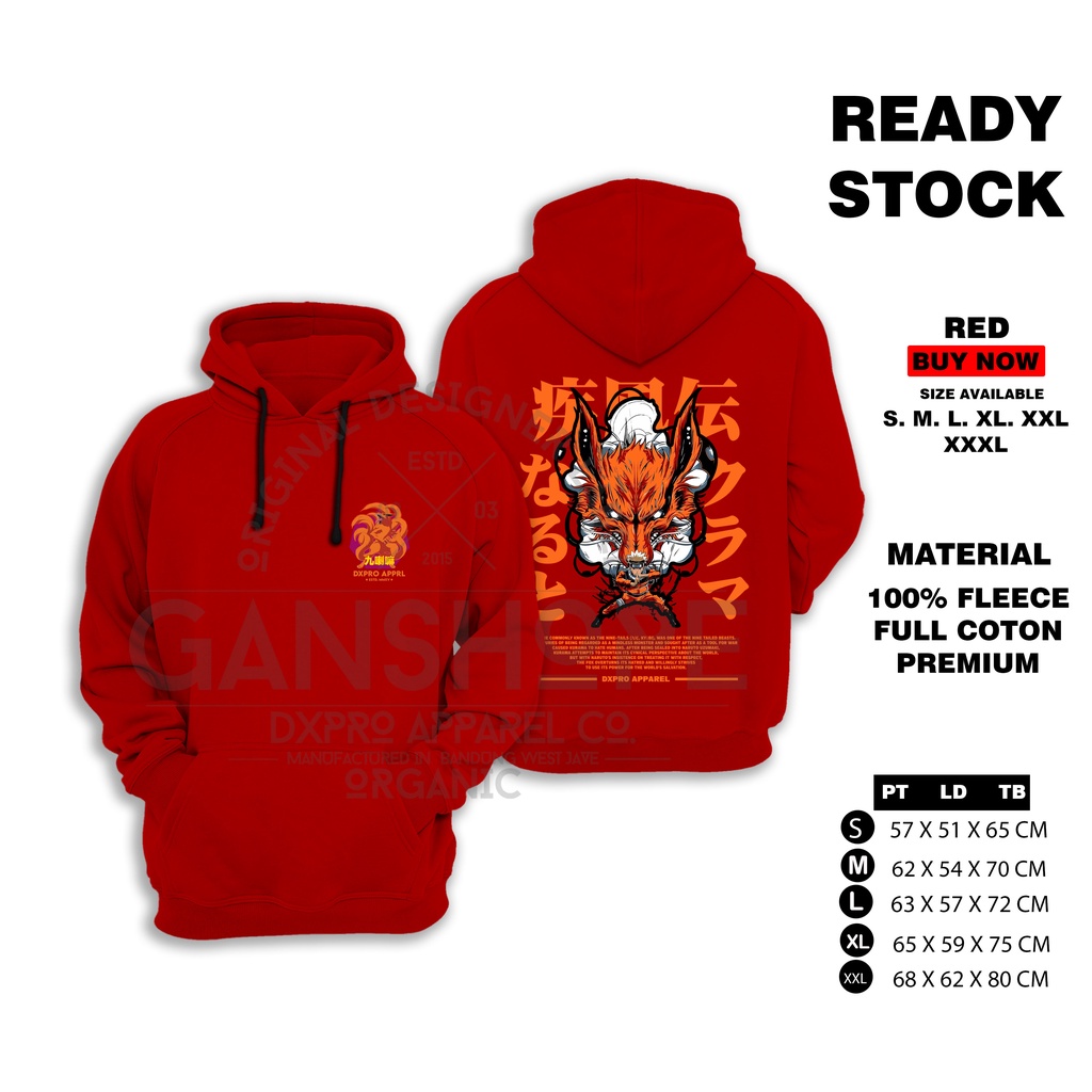 NEW HOODIE NARUTO UZUMAKI NARAMA SERIES PREMIUM KATUN FLEECE