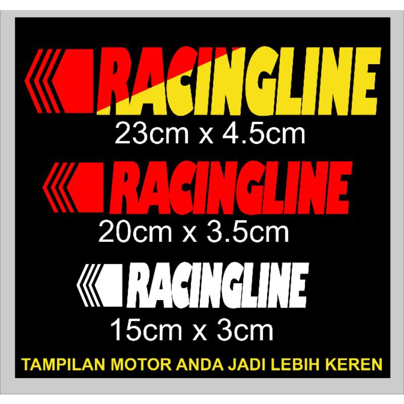 sticker cutting racingline murah viral