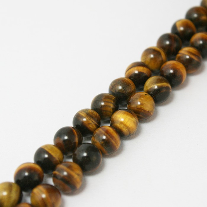 Natural Tiger Eye 8mm Bahan Gelang Kalung Dan Aksesoris Batu Alam DIY