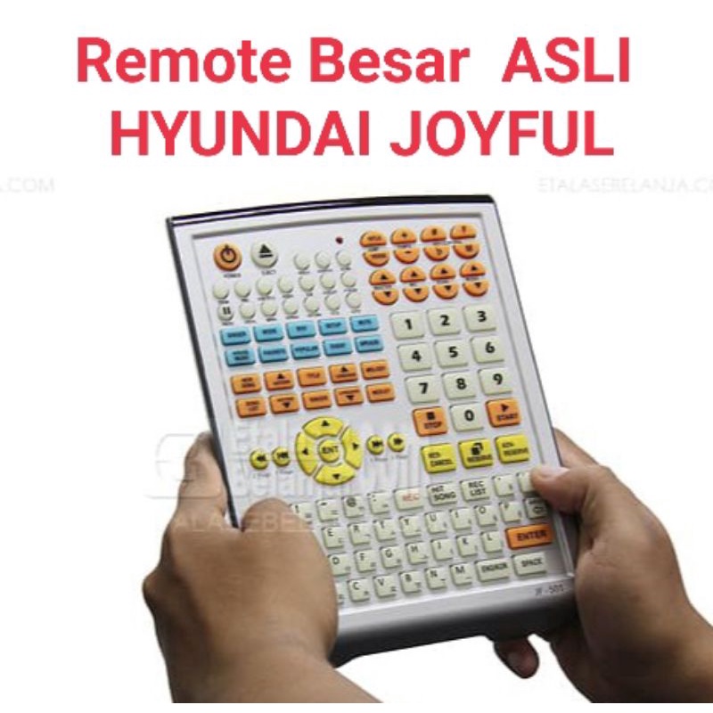 Remote Besar ASLI dan 100% Baru. untuk mesin KARAOKE JOYFUL H-5000N. QWERTY.