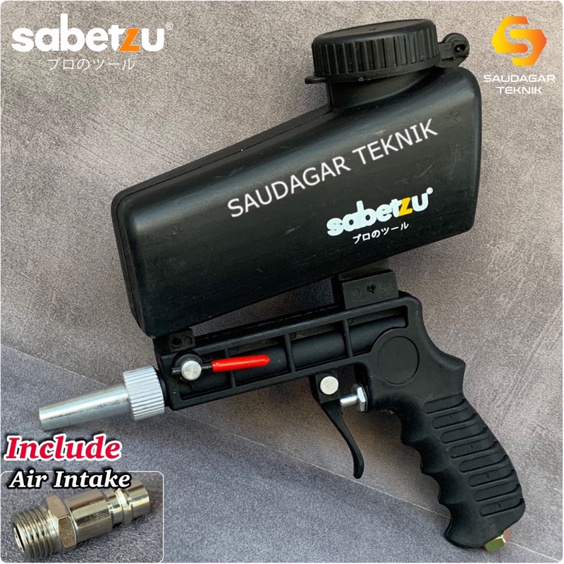 Sand Blasting Gun Sabetzu Spray Gun Sand Blaster Alat Semprot Sprayer Pasir Penghilang Karat Sandblasting