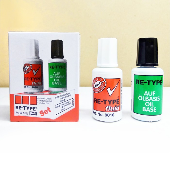

CORRECTTION FLUID SET RE-TYPE