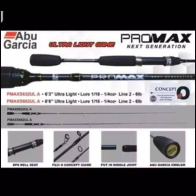 Abu garcia Promax 662UL 2-6Lb